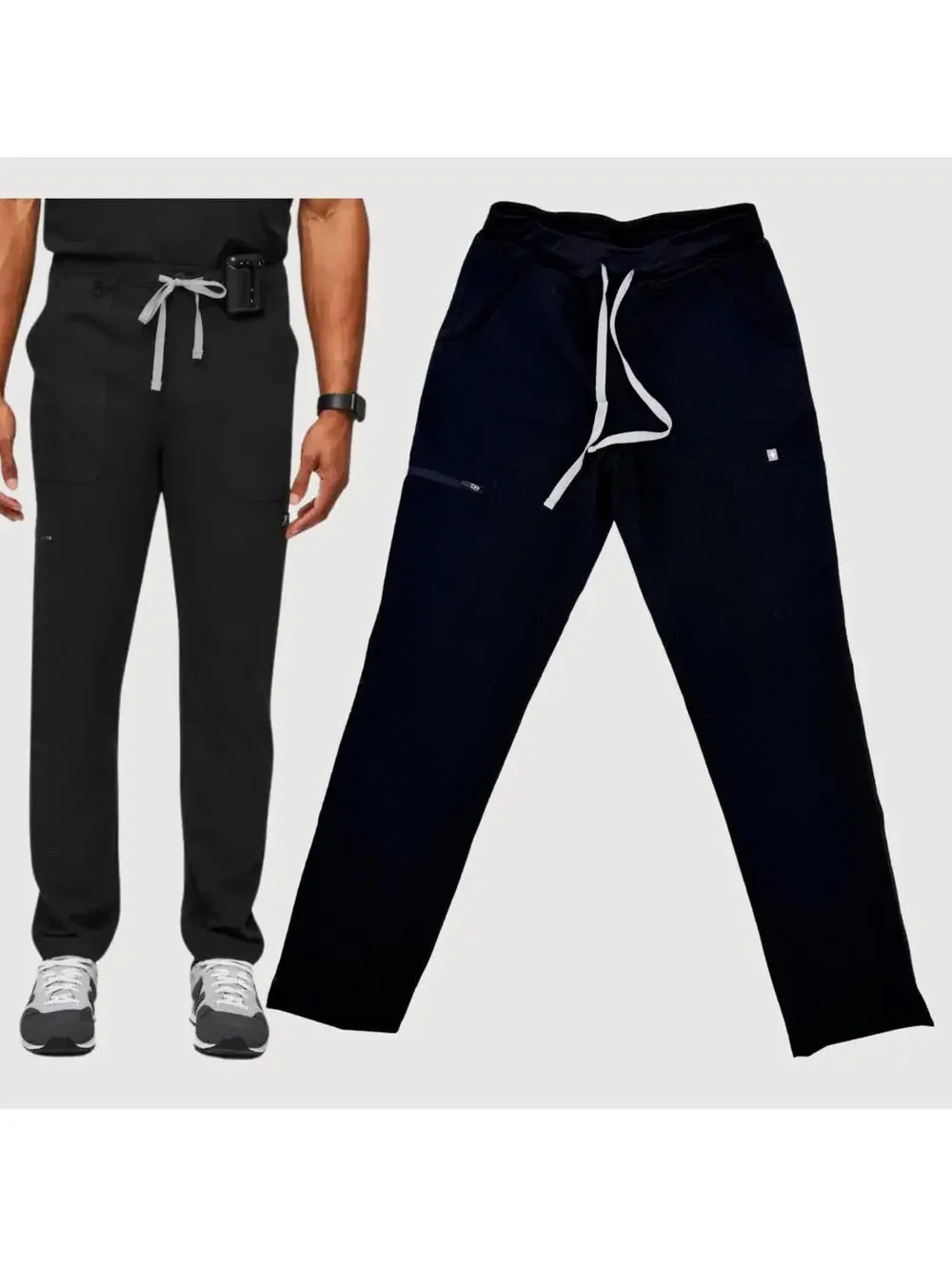 FIGS Cairo Straight Leg Scrub Pant Black Small